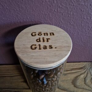 Aufbewahrungsglas *Gönn dir Glas*